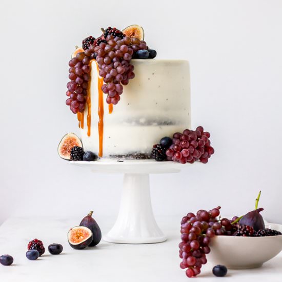 Caramel & Dark Chocolate Cake