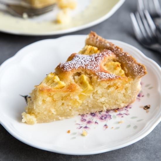 Pineapple Coconut Frangipane Tart