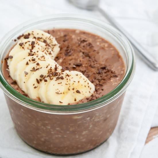 Healthy Chocolate Overnight Oats