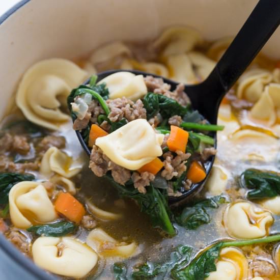 Italian Tortellini Soup