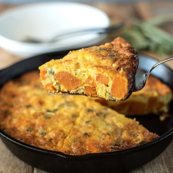 Sweet Potato & Sage Frittata