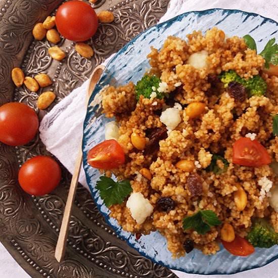 Moroccan Traditional Harissa Couscous