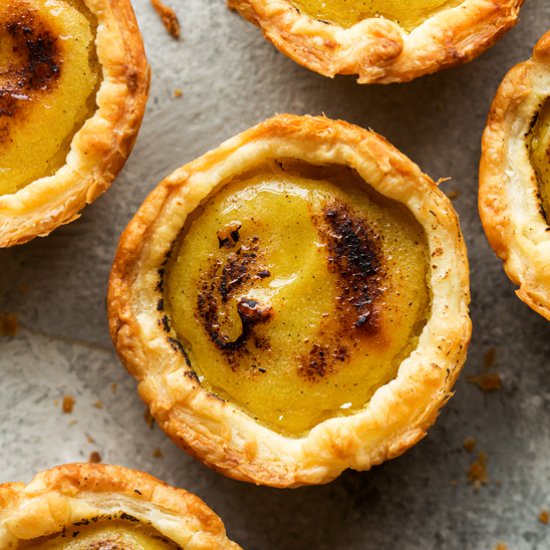 Vegan Portuguese custard tarts