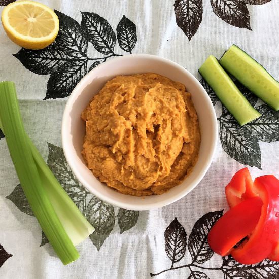 Easy Pumpkin Spice Hummus