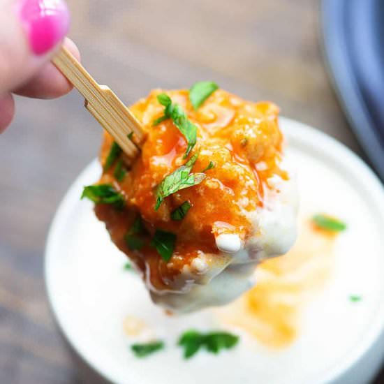 BUFFALO CHICKEN MEATBALLS