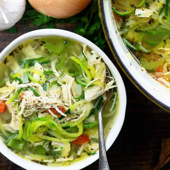 CHICKEN ZOODLE SOUP
