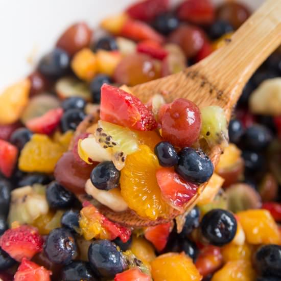 Honey Glazed Fruit Salad
