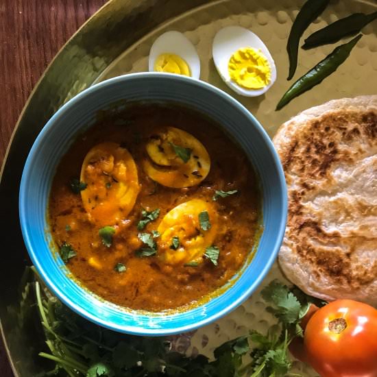 Homestyle Egg and Tomato Curry