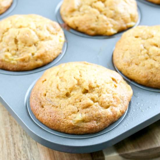 PUMPKIN BANANA MUFFINS