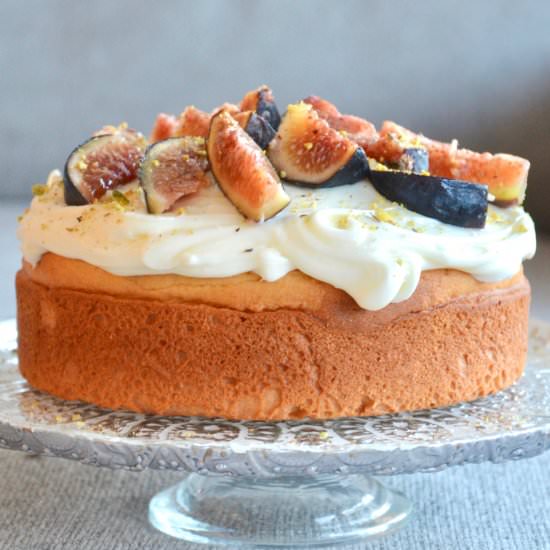 Honey Almond Fig Cake