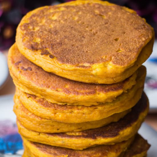Pumpkin Baby Pancakes