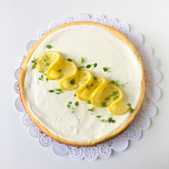 Lemon cheese cake