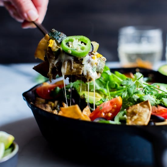 Skillet Black Bean Enchiladas