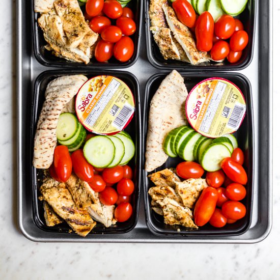 The Best Chicken Hummus Bistro Box