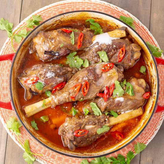 Thai Massaman Lamb Shanks