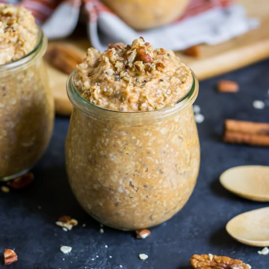 Pumpkin Pie Overnight Oats