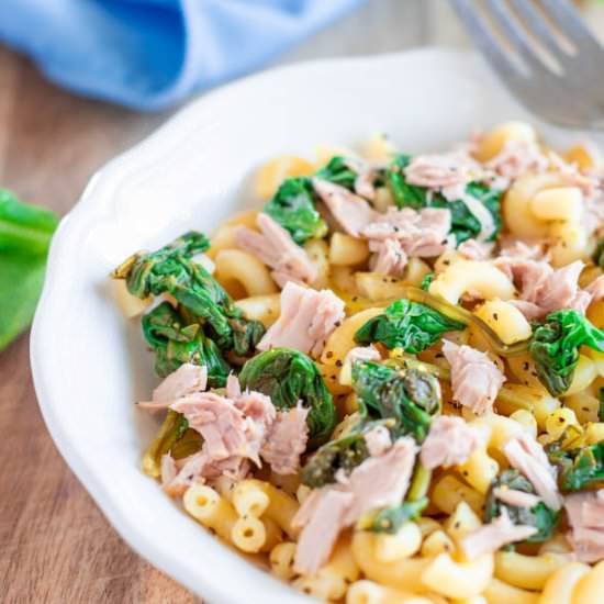 Lemon Tuna Noodle Salad