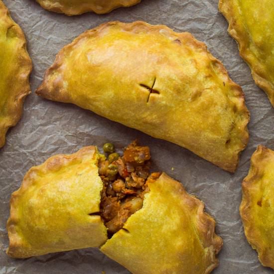 Curried Vegetable Pasties