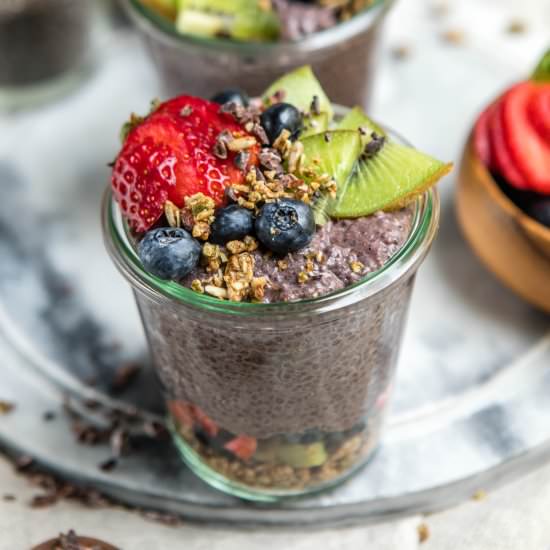 Açai Chia Pudding
