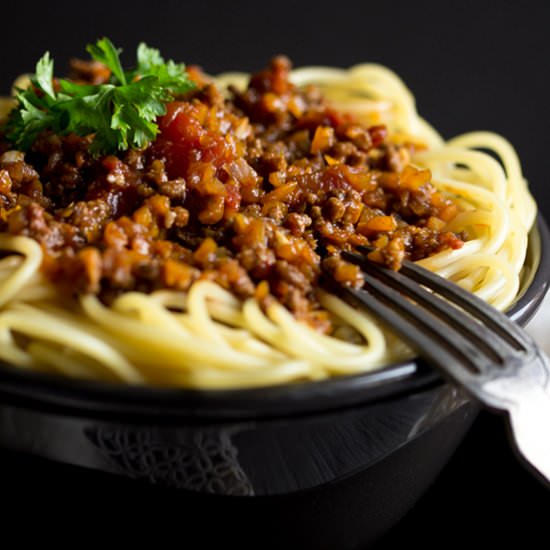 Easy Spaghetti Bolognese