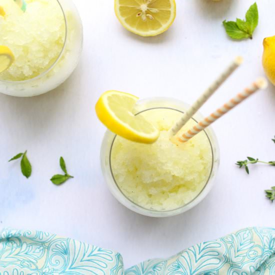 Sugar-Free Lemon Granita