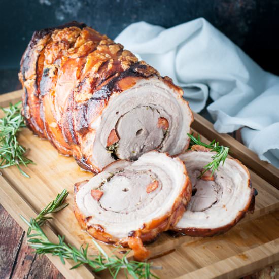 Rotisserie porchetta