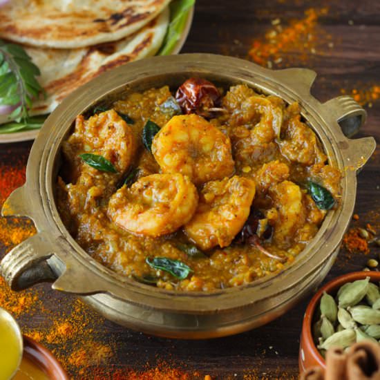 Chettinad Prawn Masala
