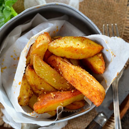 Homemade roasted potatoes