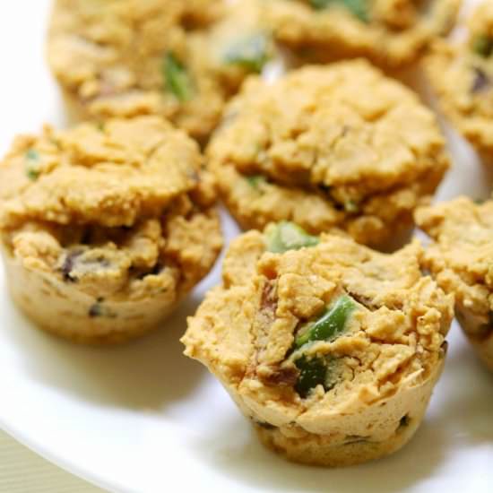 Mini Chickpea Flour Vegan Frittata