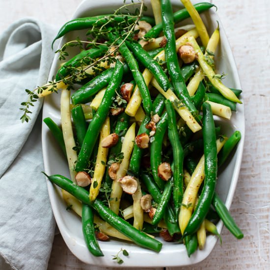 brown butter green beans