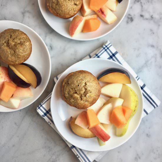 Banana Flaxseed Muffins