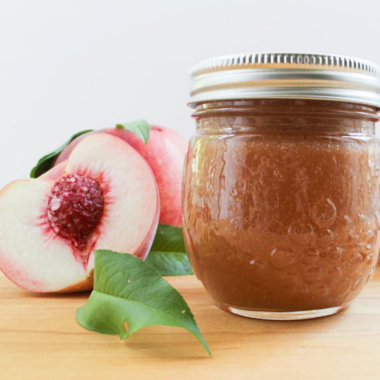 Slow Cooker Maple Peach Butter
