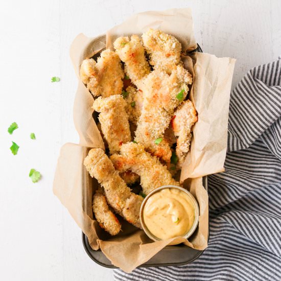 Crispy Paleo Coconut Chicken