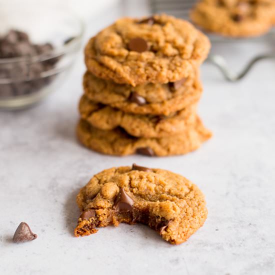 Peanut Butter Chocolate Chip Cookie