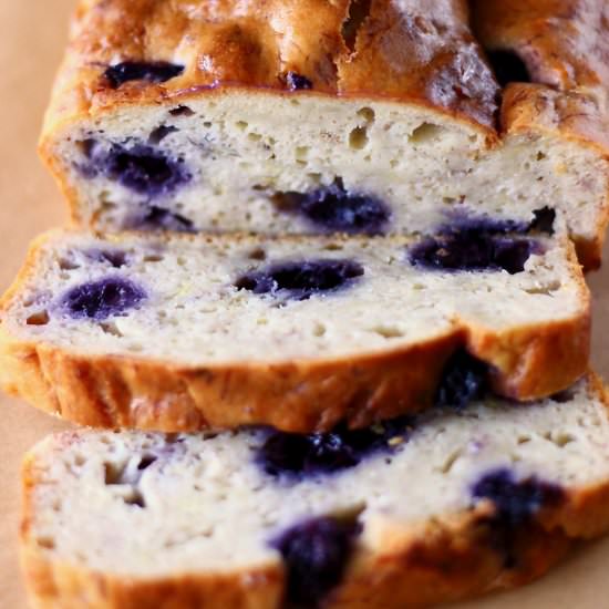 GF Vegan Blueberry Yogurt Cake