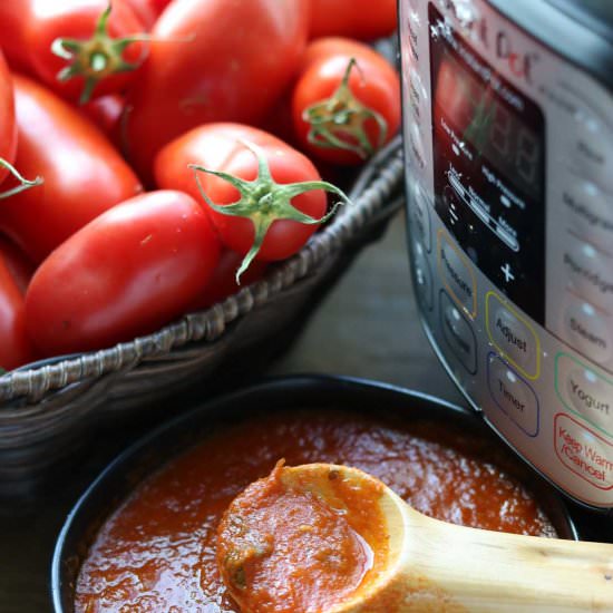 Instant Pot Homemade Tomato Sauce