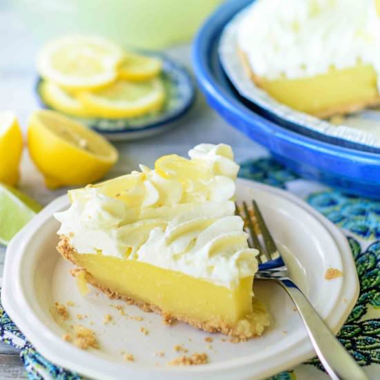Easy Lemon Pie! No Bake!