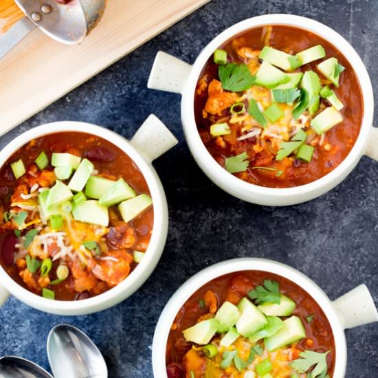 Butternut Squash & Turkey Chili