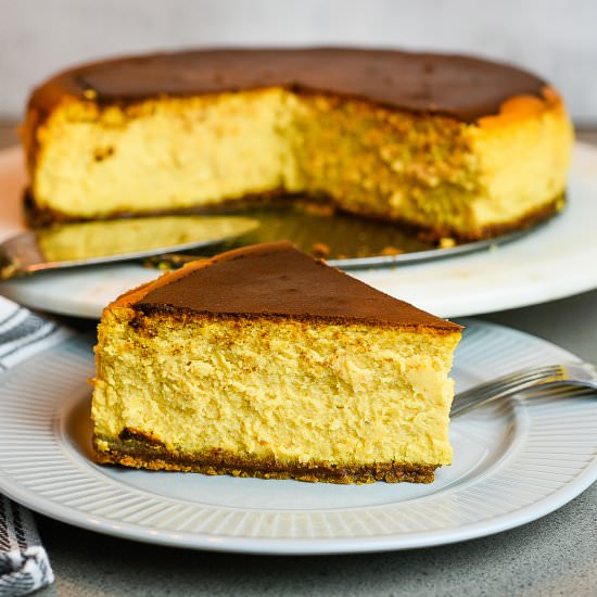 Sweet Potato NY Style Cheesecake