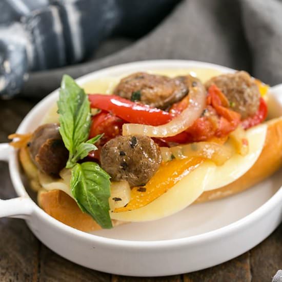 Skillet Sausage and Peppers
