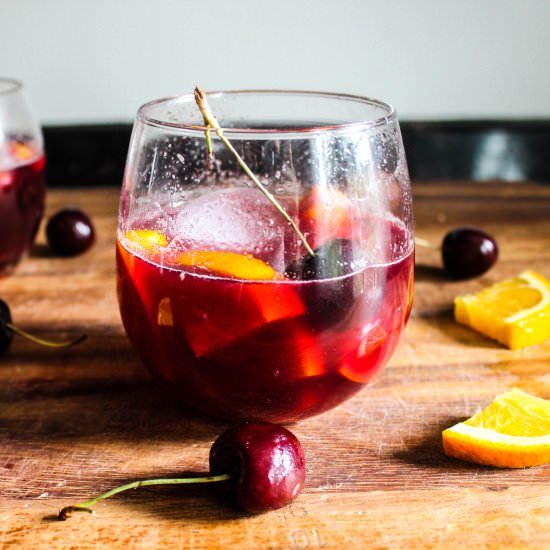 Old Fashioned-Inspired Sangria