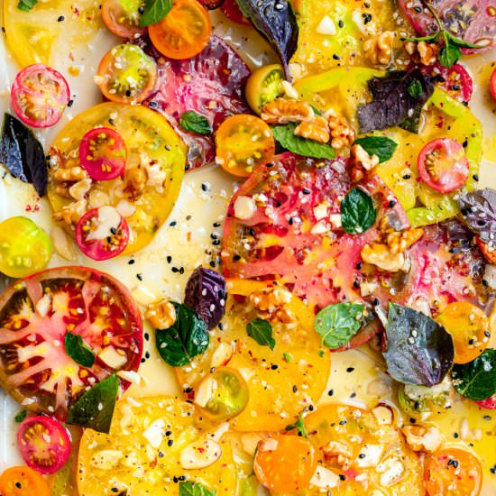 Tomato Salad with Lemon Dressing