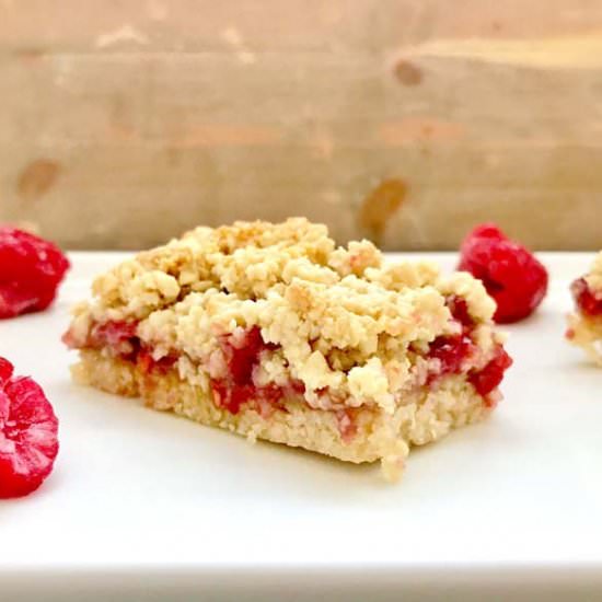 Raspberry Shortbread Bars