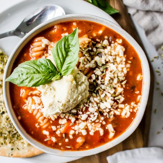 Slow Cooker Lasagna Soup