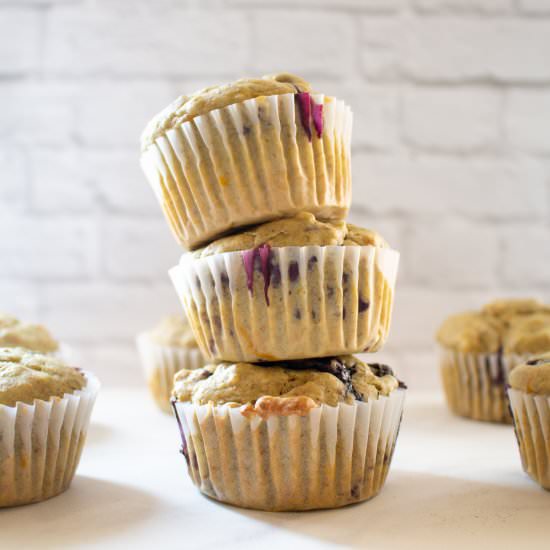 Vegan Blueberry Muffins