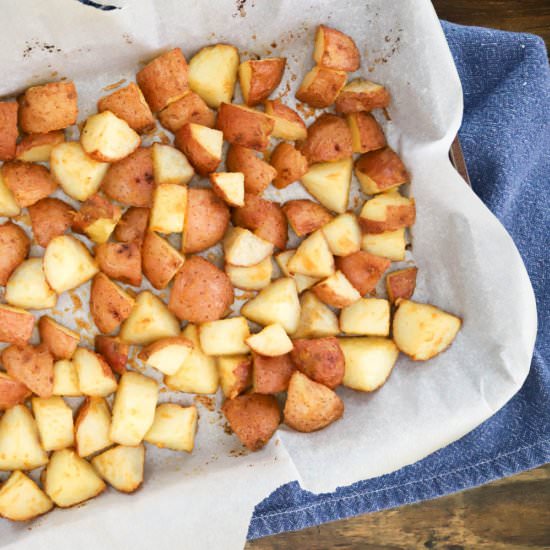 Buttery Oven Roasted Home Fries