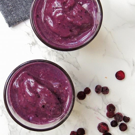 Blueberry-Cocoa Smoothie