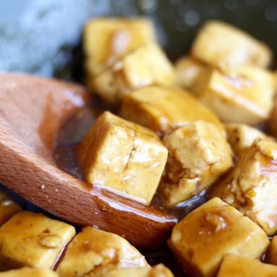 Easy Orange Tofu
