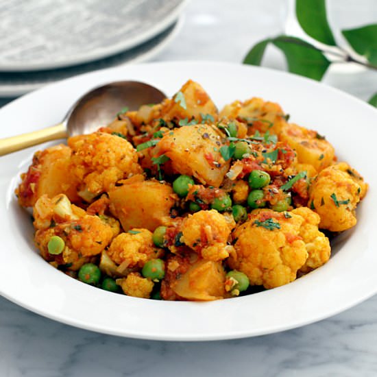 Cauliflower and Potato Curry