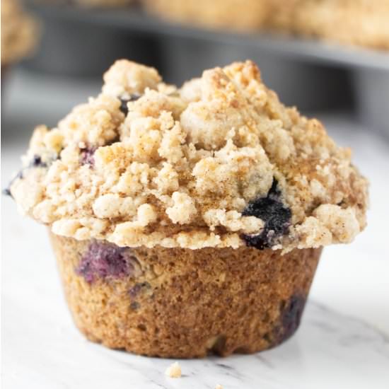 banana blueberry muffin
